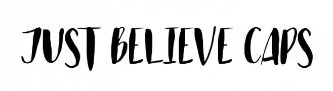 Just Believe Caps  font caratteri gratis