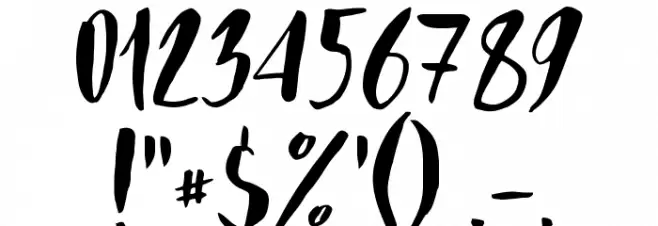 Just Believe Caps Font OTHER CHARS