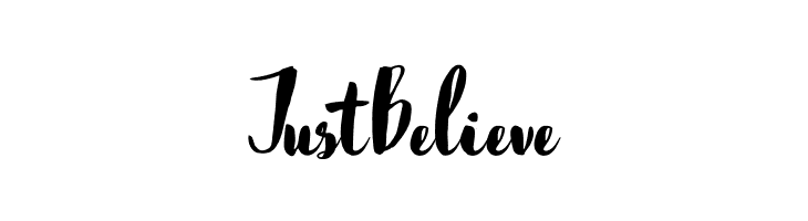 Just Believe  免费字体下载