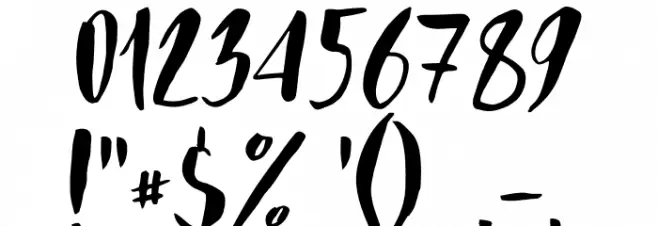 Just Believe Font OTHER CHARS