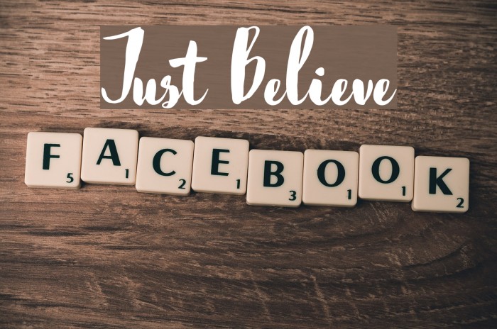 Just Believe Font examples