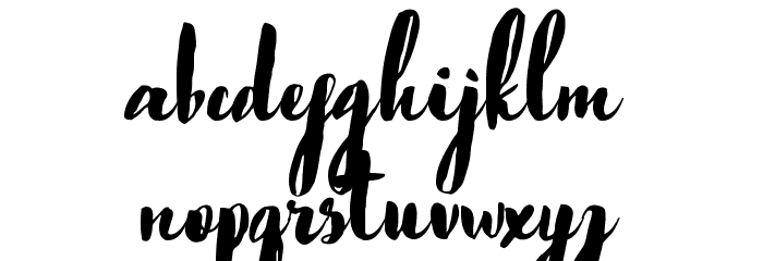 Just Believe Font LOWERCASE