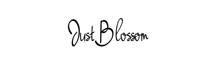 Just Blossom  font caratteri gratis