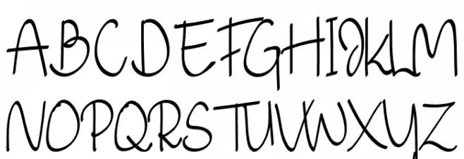 Just Blossom Font Litere mari