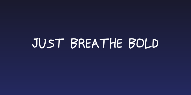 Just Breathe Bold Social Header