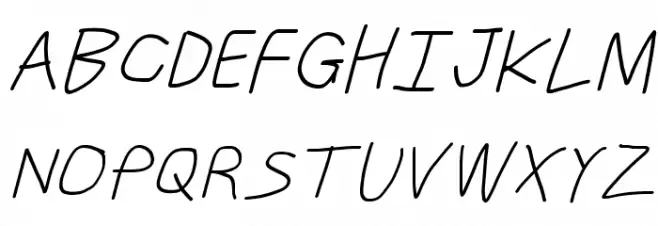 Just Breathe ObliqueFive 字体 大写
