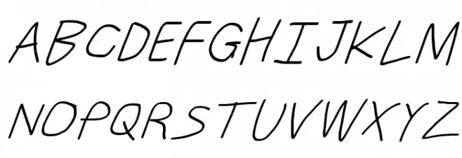 Just Breathe ObliqueSeven Шрифта ВЕРХНИЙ