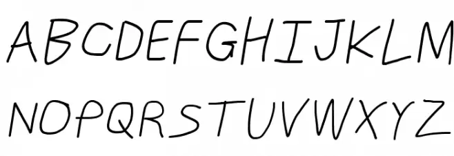 Just Breathe ObliqueThree Schriftart Groß