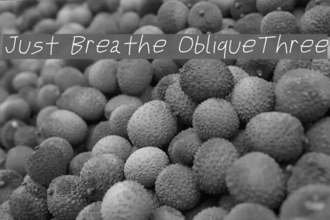 Just Breathe ObliqueThree examples