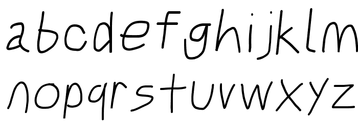 Just Breathe ObliqueTwo Font LOWERCASE
