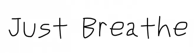 Just Breathe  免费字体下载