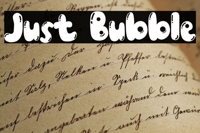 Just Bubble Example 2