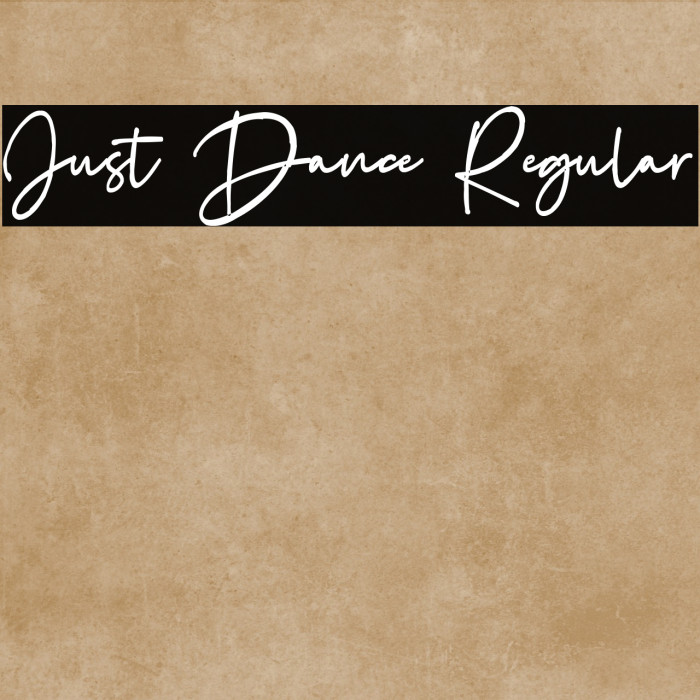 Just Dance Regular Example 3