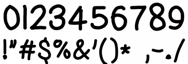 Just Do It Font OTHER CHARS