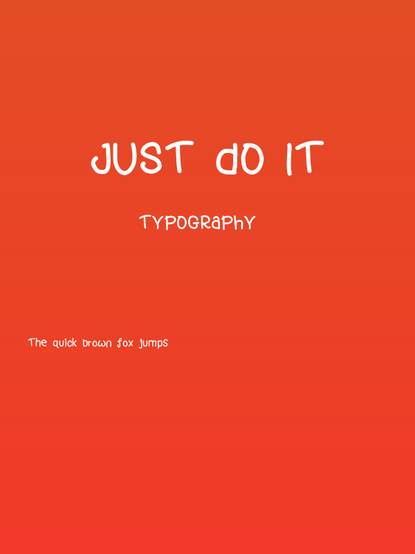 Just Do It Poster