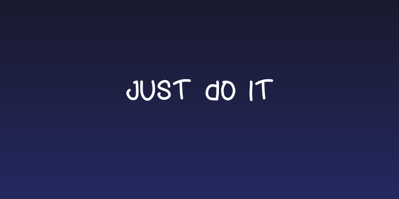 Just Do It Social Header