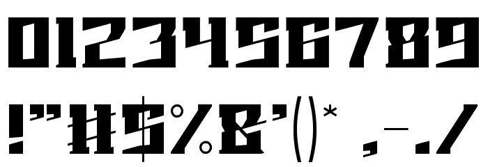 Just Do Right Font OTHER CHARS