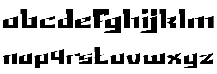 Just Do Right Font LOWERCASE