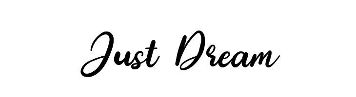 Just Dream  font caratteri gratis