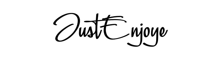 Just Enjoye  baixar fontes gratis