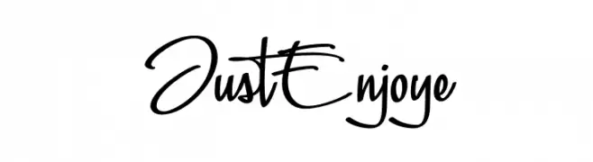 Just Enjoye Schriftart