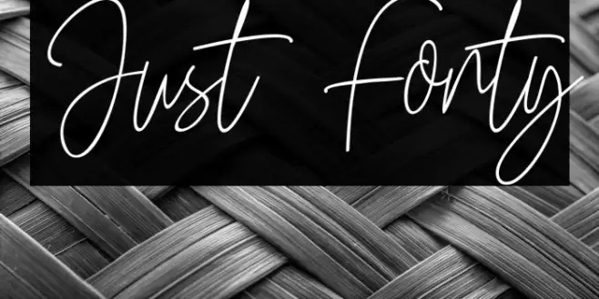 Just Fonty Font examples