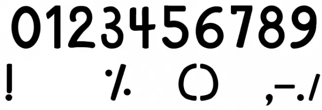 Just For Fun Regular Font OTHER CHARS