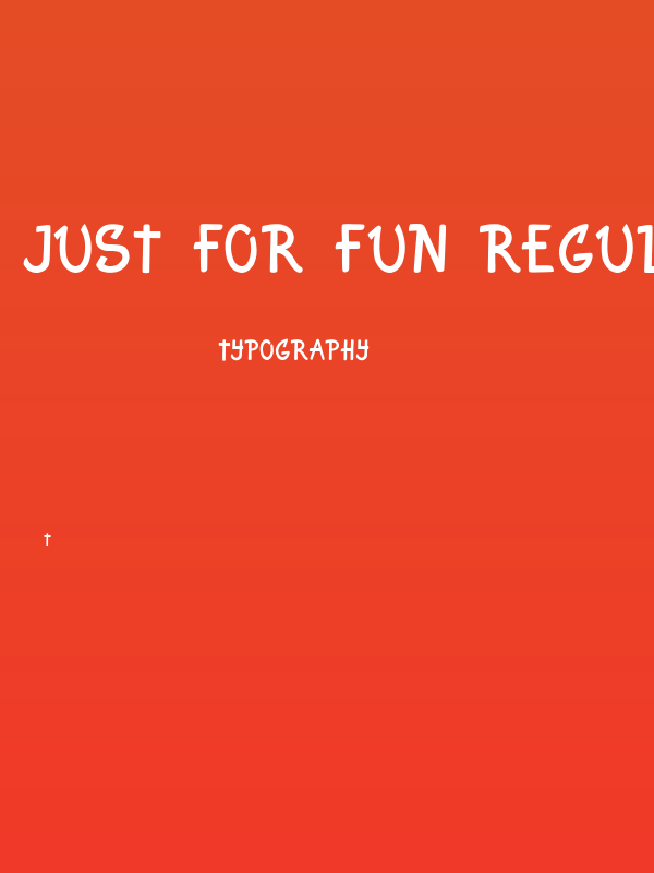 Just For Fun Regular Poster