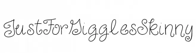 Just For Giggles Skinny  Fuentes Gratis Descargar