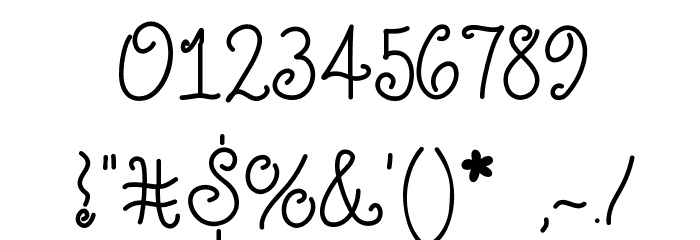 Just For Giggles Font OTHER CHARS