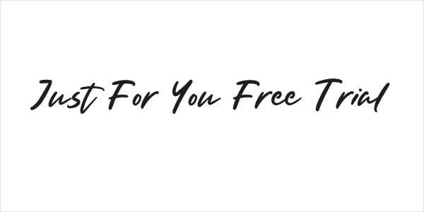 Just For You Free Trial Logo