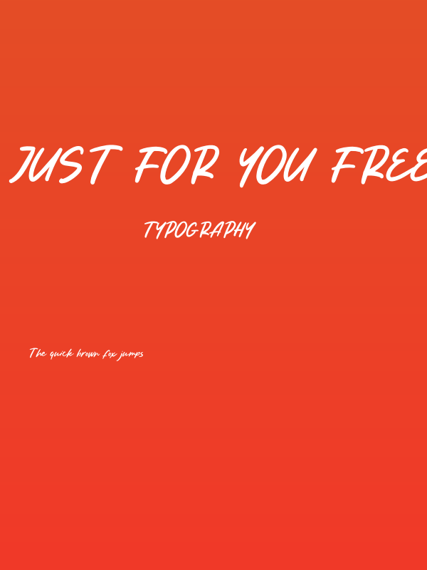Just For You Free Trial Poster