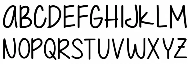 Just Gotta Smile Schriftart Groß