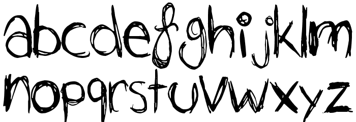 Just Jessie Font LOWERCASE