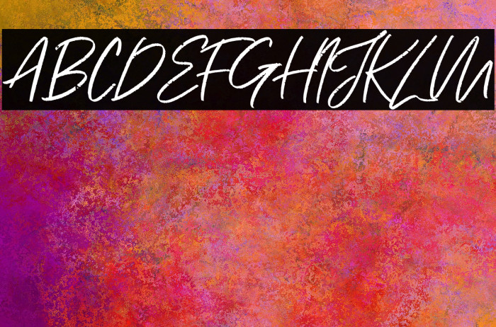 Just Kelly Justine Font examples
