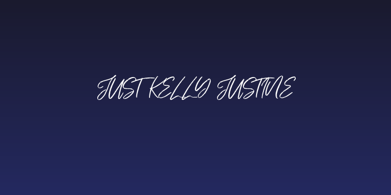Just Kelly Justine Social Header