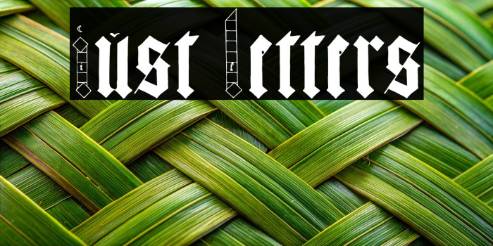 Just Letters Example 1