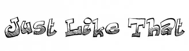 Just Like That  baixar fontes gratis