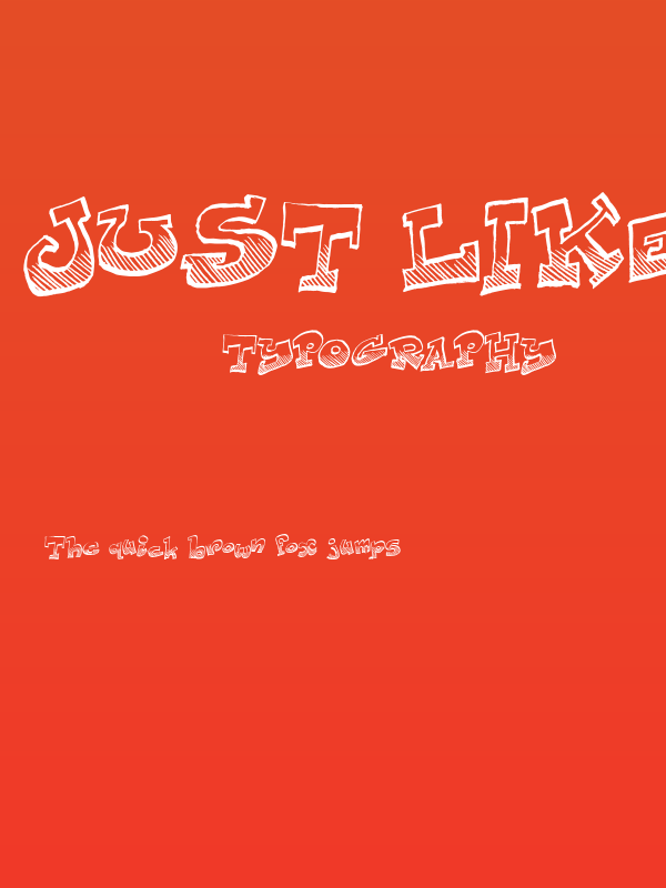 Just Like That Poster