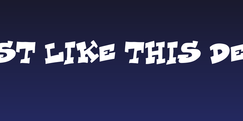 Just Like This Demo Social Header
