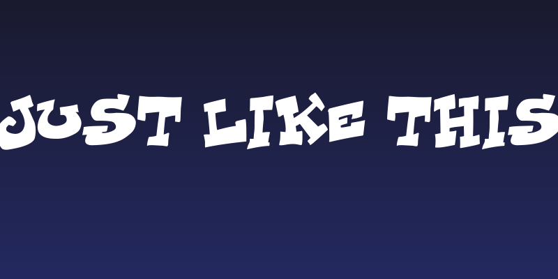 Just Like This Social Header