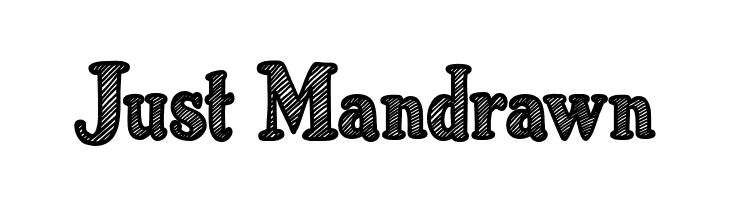 Just Mandrawn  Fuentes Gratis Descargar