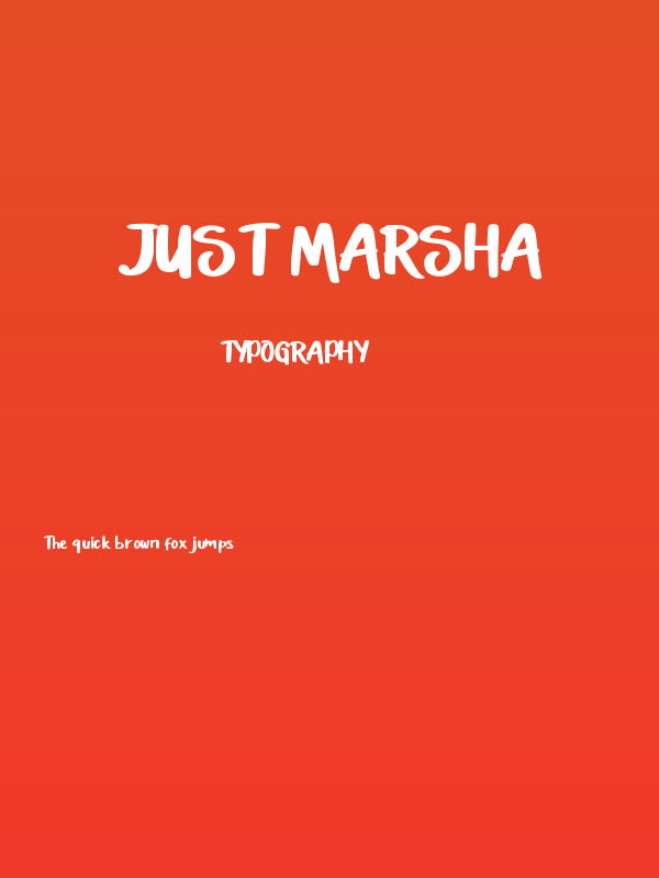 Just Marsha Poster