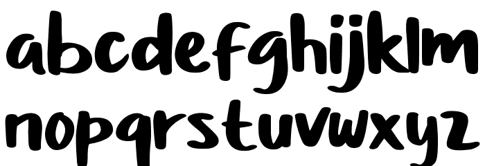 Just Marsha Font LOWERCASE