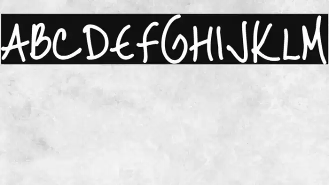 Just Me Again Down Here Font examples