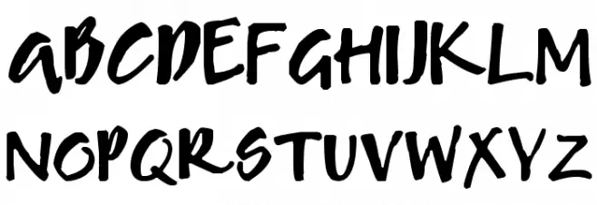 Just One More Picture Font Litere mari