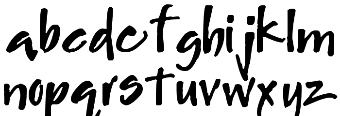 Just One More Picture Font LOWERCASE