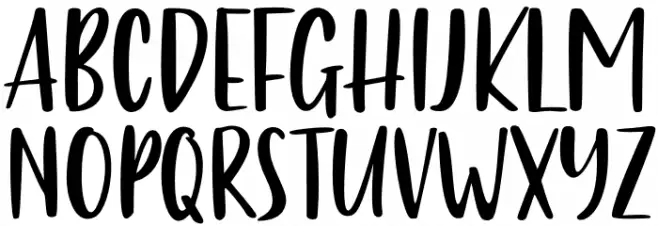 Just One Schriftart Groß