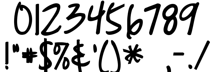Just Realize Bold Font OTHER CHARS