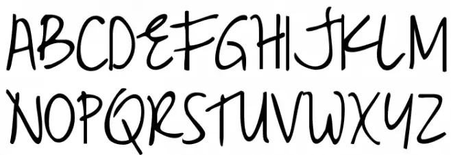 Just Realize Schriftart Groß